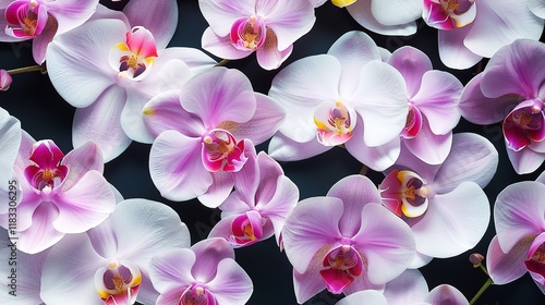 orchid pattern seamless wallpaper