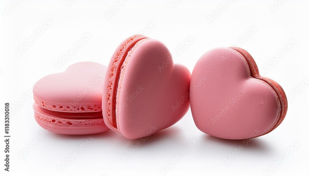 Romantic Heart-Shaped Macaroon Perfection Romantic Heart-Shaped Macaroon Perfection