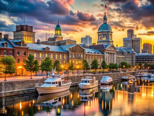 Old Montreal Port: Historic Architecture & Cobblestone Streets, Canada