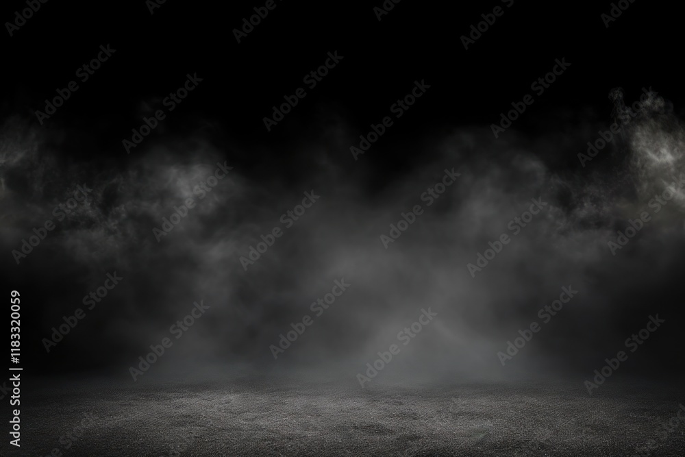 Fototapeta premium Smoke fog and mist background mysterious atmosphere.