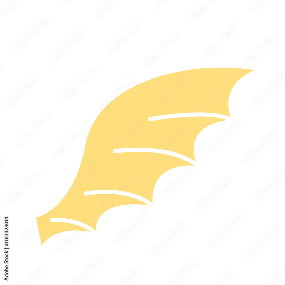 Wing icon in flat color style Wing icon in flat color style