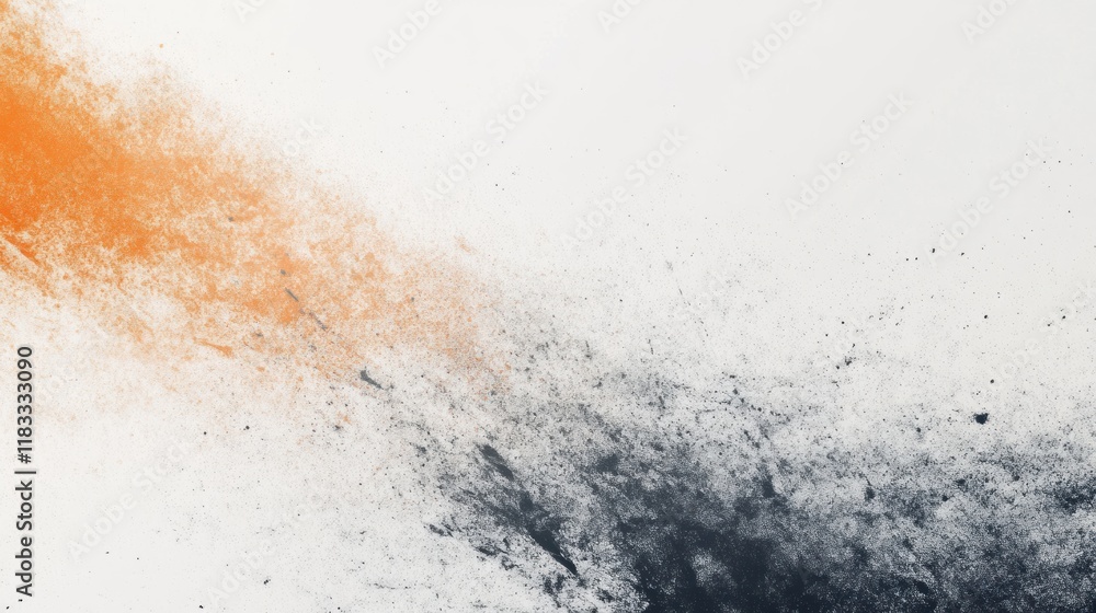 Orange-grey splash abstract art background texture Orange-grey splash abstract art background texture