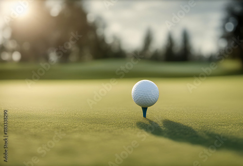 sport golf  competitiveness concentration club forest tee ball swing course birdy eagle photo