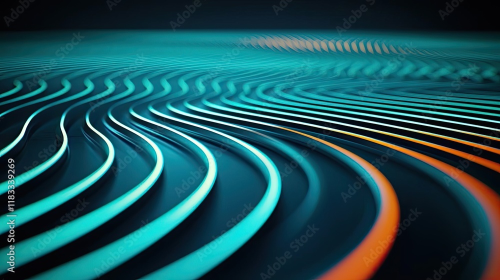 Floor abstract background idea. Abstract waves in vibrant colors creating a modern and dynamic background.
