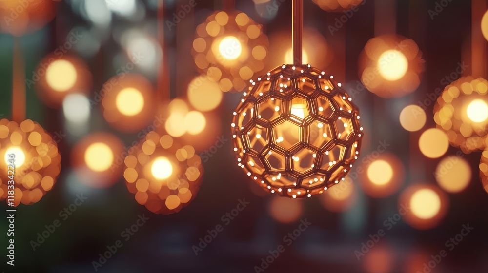 Dots abstract background idea. Elegant pendant light fixtures creating a warm and inviting ambiance in a modern space. Dots abstract background idea. Elegant pendant light fixtures creating a warm and inviting ambiance in a modern space.