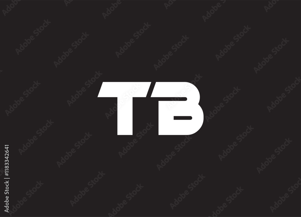 Obraz premium TB letter logo and initial logo design