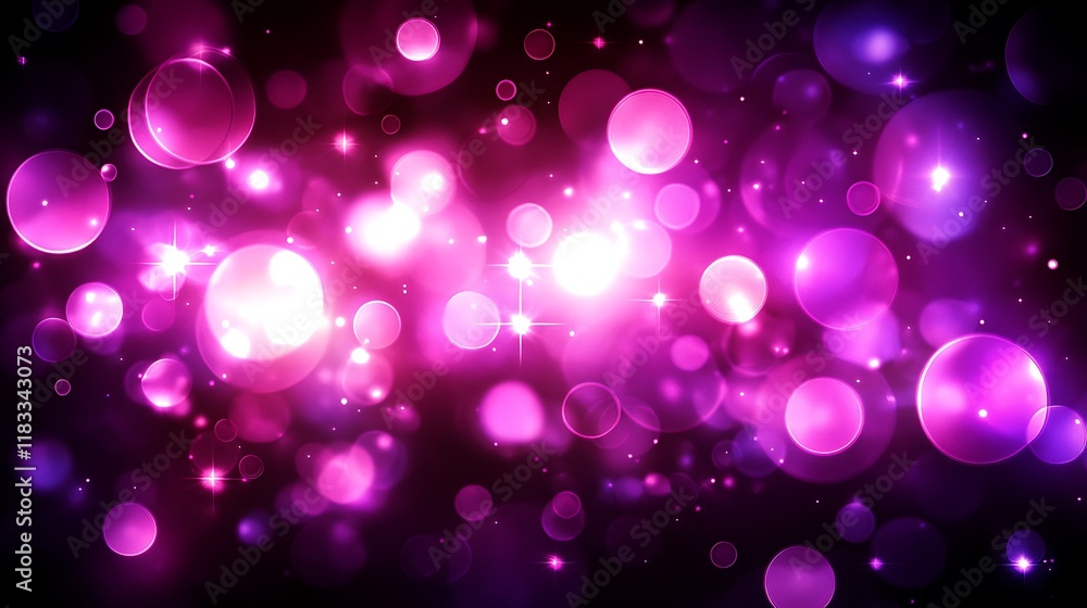 Abstract Pink and Purple Glowing Circles Background Abstract Pink and Purple Glowing Circles Background