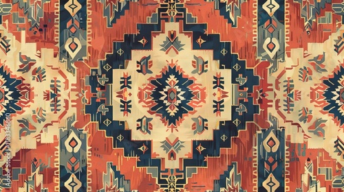 turkish kilims pattern wallpaper