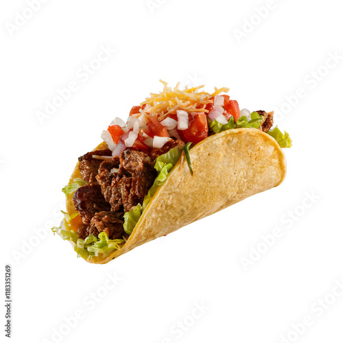 Delicious Mexican Food Taco Transparent Background