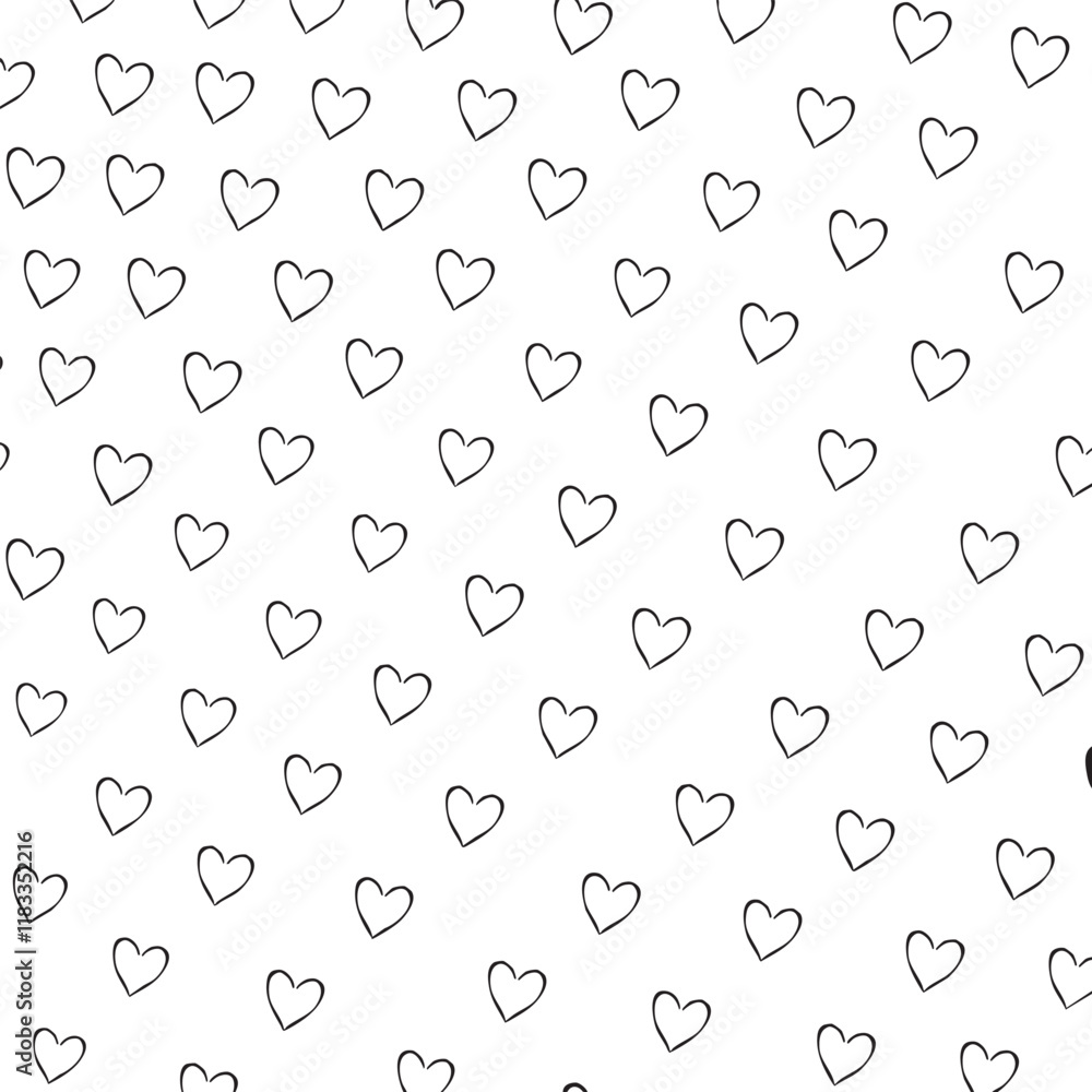seamless pattern with heart shape seamless pattern with heart shape