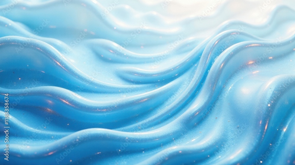 Abstract Light Blue Shimmering Wavy Surface Texture Background Abstract Light Blue Shimmering Wavy Surface Texture Background