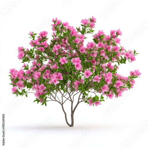 Real azalea bush blossoms plant horticulture. photo