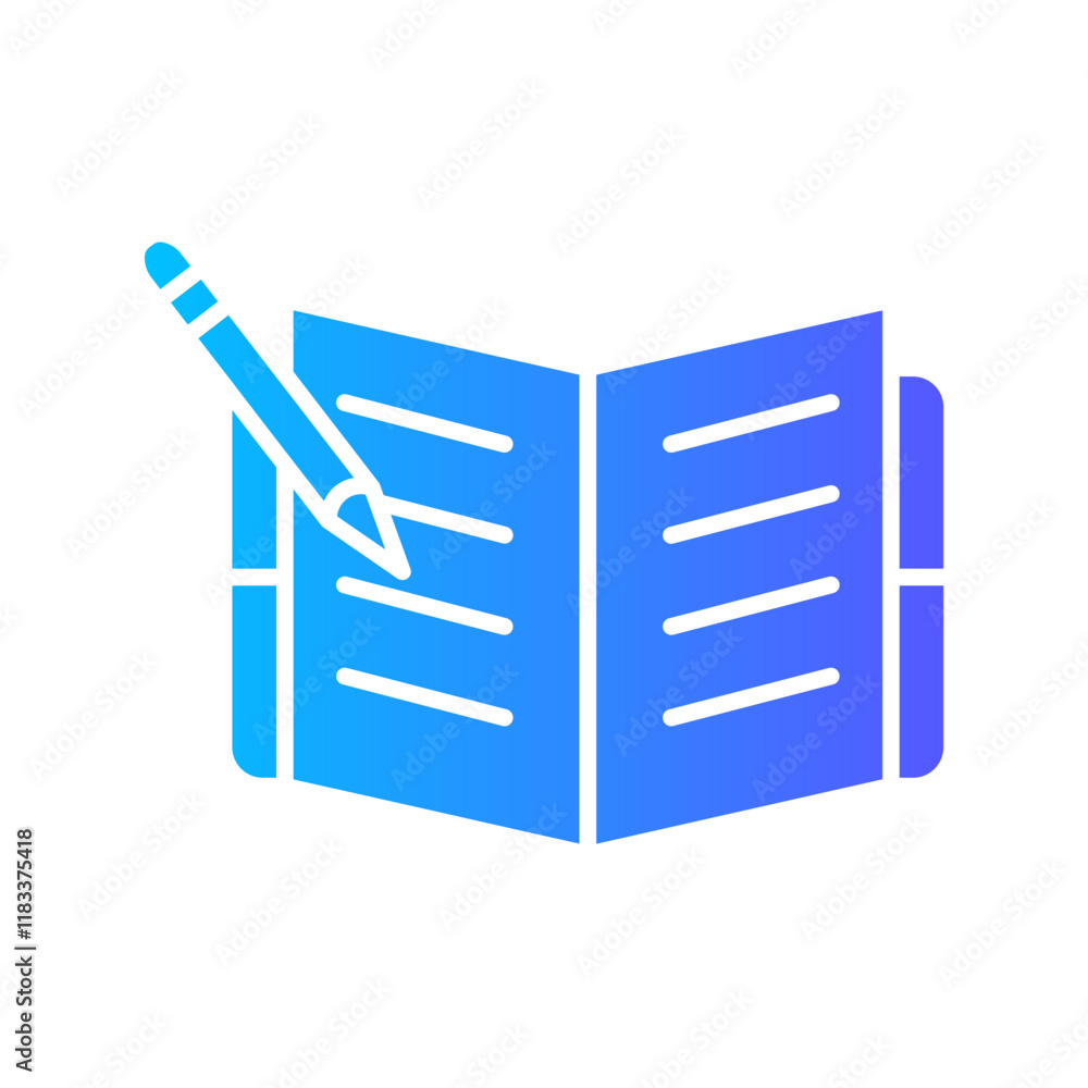 textbook gradient icon textbook gradient icon