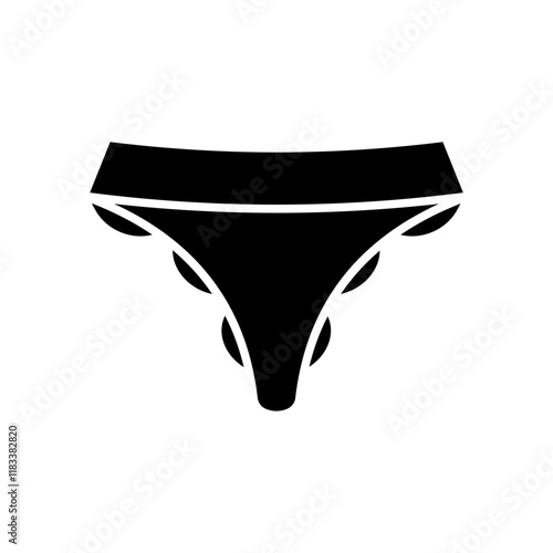  panties underwear icon vector design template