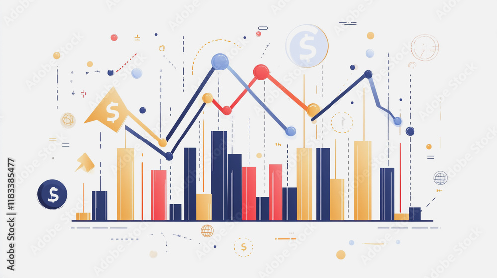 Abstract business man stands on the peak of success amid tall, innovative Smart city and graphs with statistics to analyze business potential and predict future developments in company growth. Abstract business man stands on the peak of success amid tall, innovative Smart city and graphs with statistics to analyze business potential and predict future developments in company growth.