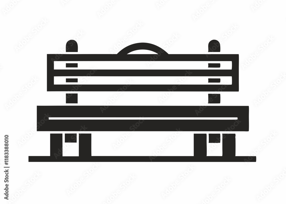 park bench, stylized cityscape, minimalist design, black and white illustration, geometric shapes, urban landscape, skyline silhouette, trees, iconic buildings, simple lines, graphic art, vector style park bench, stylized cityscape, minimalist design, black and white illustration, geometric shapes, urban landscape, skyline silhouette, trees, iconic buildings, simple lines, graphic art, vector style