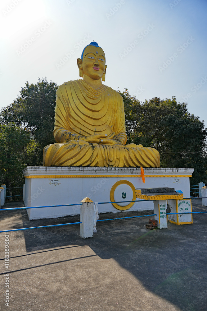 Majestic Buddha statue in Dhulikhel