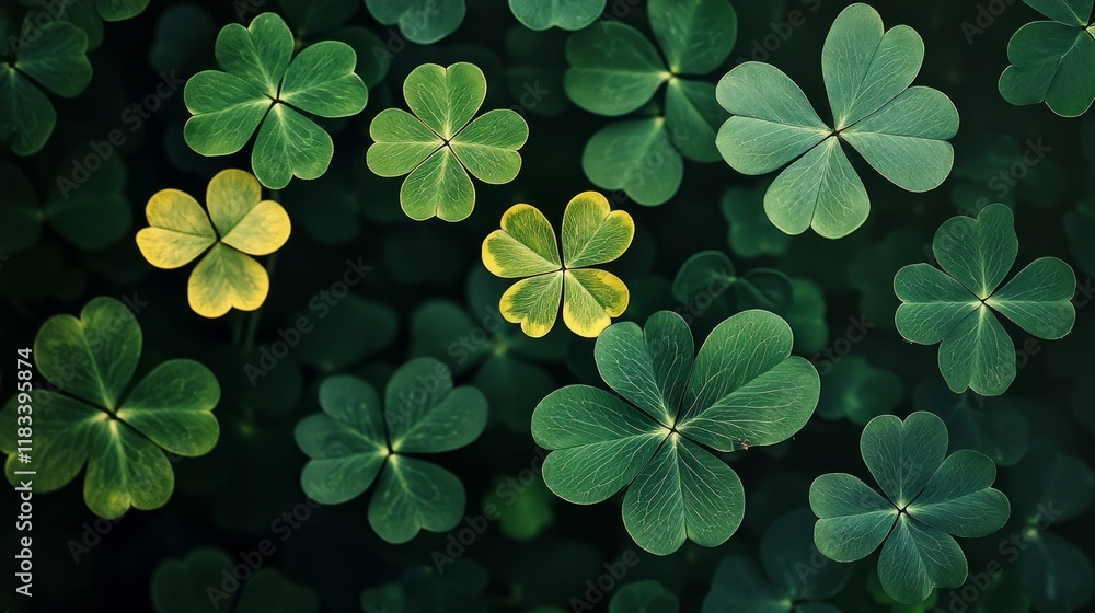 Green bells and four-leaf clovers Green bells and four-leaf clovers