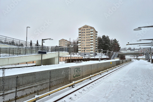 Canvas Print Metro station