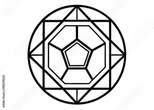 soccer ball, simple black and white illustration, geometric pattern, hexagons and pentagons, iconic sports equipment, minimalist design, clean lines, spherical shape, classic football, vector graphic 