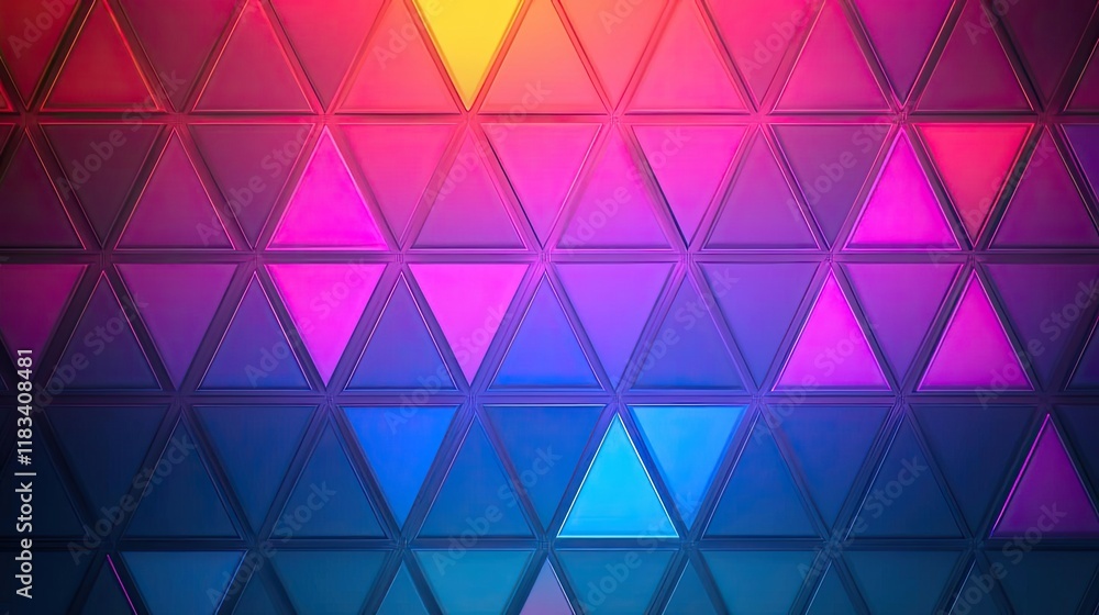 Matrix abstract background concept. Vibrant abstract triangle pattern with colorful gradients for creative design projects. Matrix abstract background concept. Vibrant abstract triangle pattern with colorful gradients for creative design projects.
