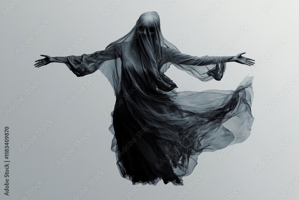 Ghost mysterious floating ethereal. Ghost mysterious floating ethereal.