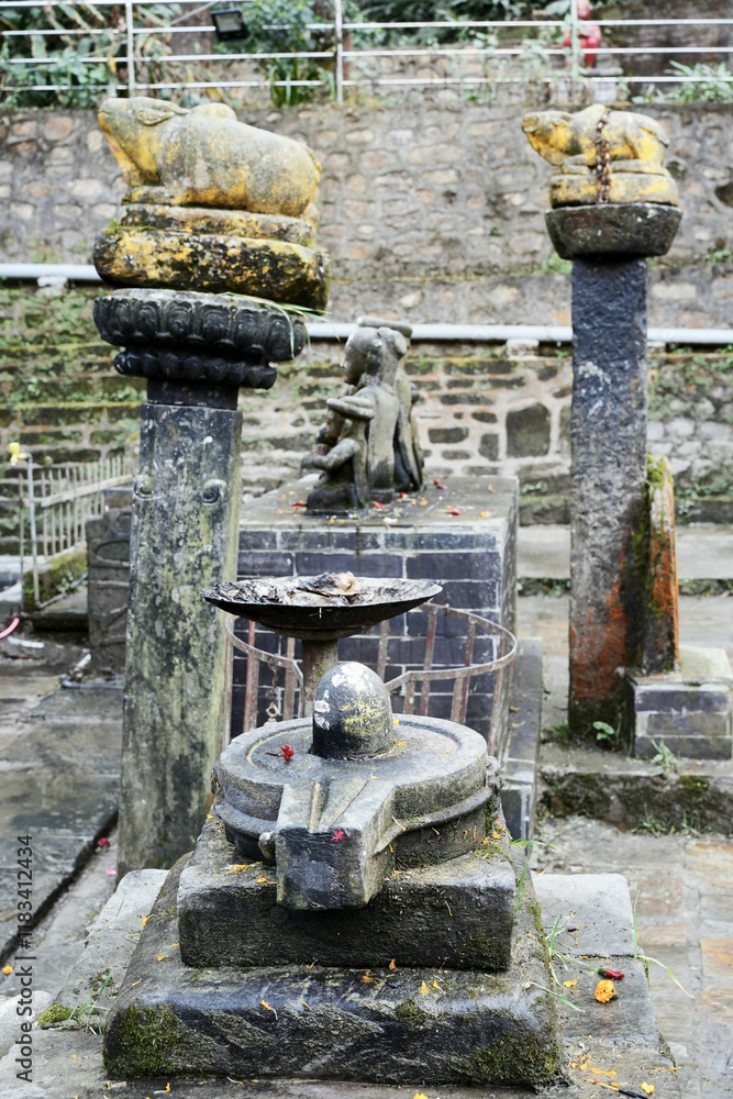 The peaceful shrine of Gaukhureshowr Mahadev in Dhulikhel