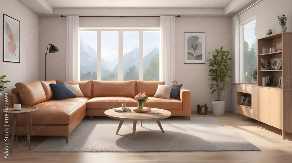 Fototapeta premium modern living room