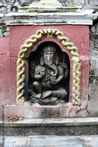 The peaceful shrine of Gaukhureshowr Mahadev in Dhulikhel photo