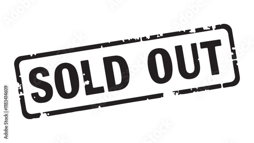 "SOLD OUT" stamp in black text on a white background.