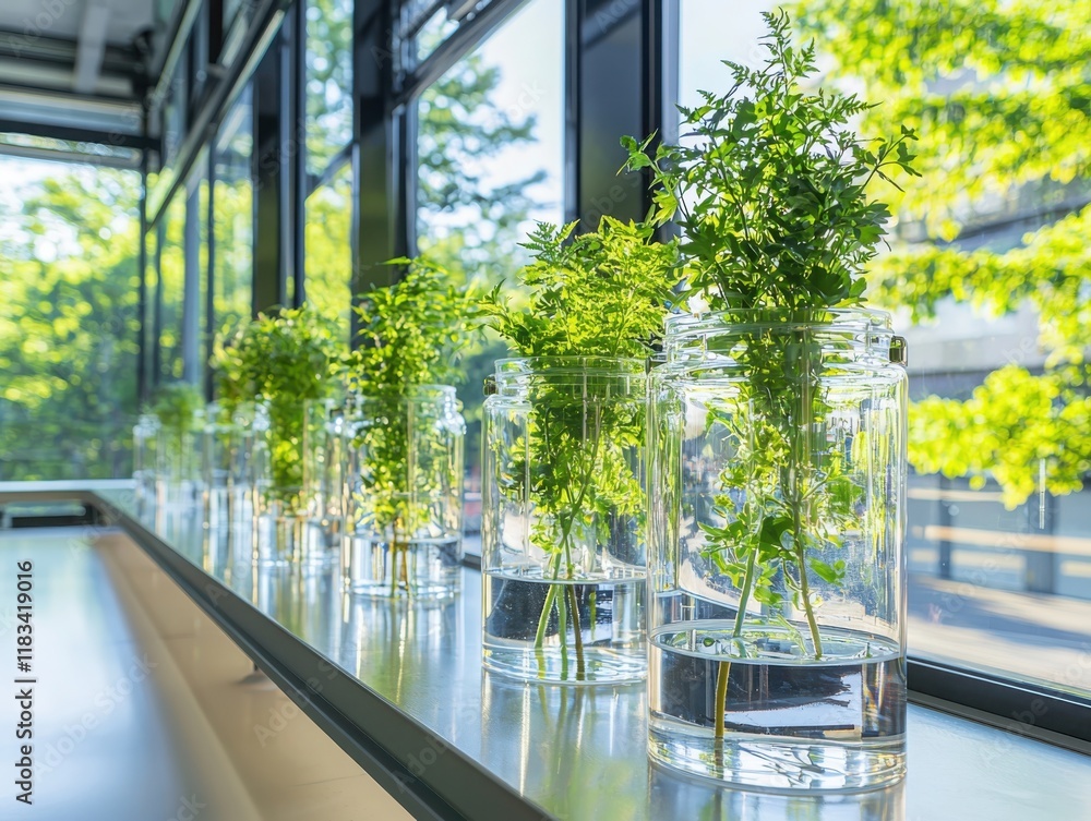Fototapeta premium Innovative green building materials and sustainable practices in urban environments a focus on recycled resources and eco-friendly solutions