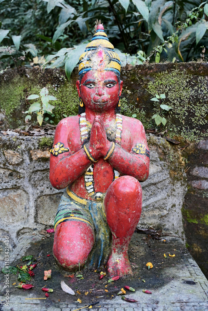 The peaceful shrine of Gaukhureshowr Mahadev in Dhulikhel