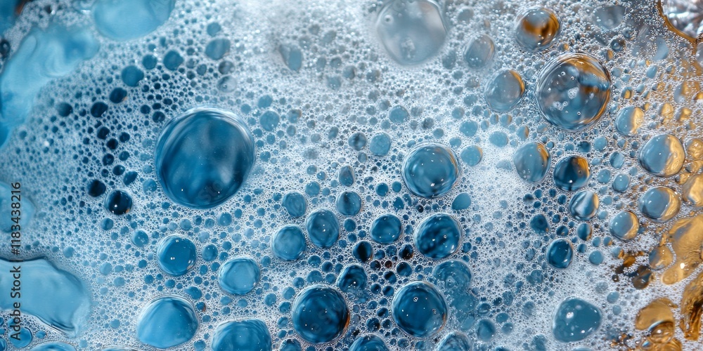 Bubbles created during washing serve as an interesting background, showcasing the unique patterns and textures that bubbles can produce, adding a captivating visual element to any composition. Bubbles created during washing serve as an interesting background, showcasing the unique patterns and textures that bubbles can produce, adding a captivating visual element to any composition.