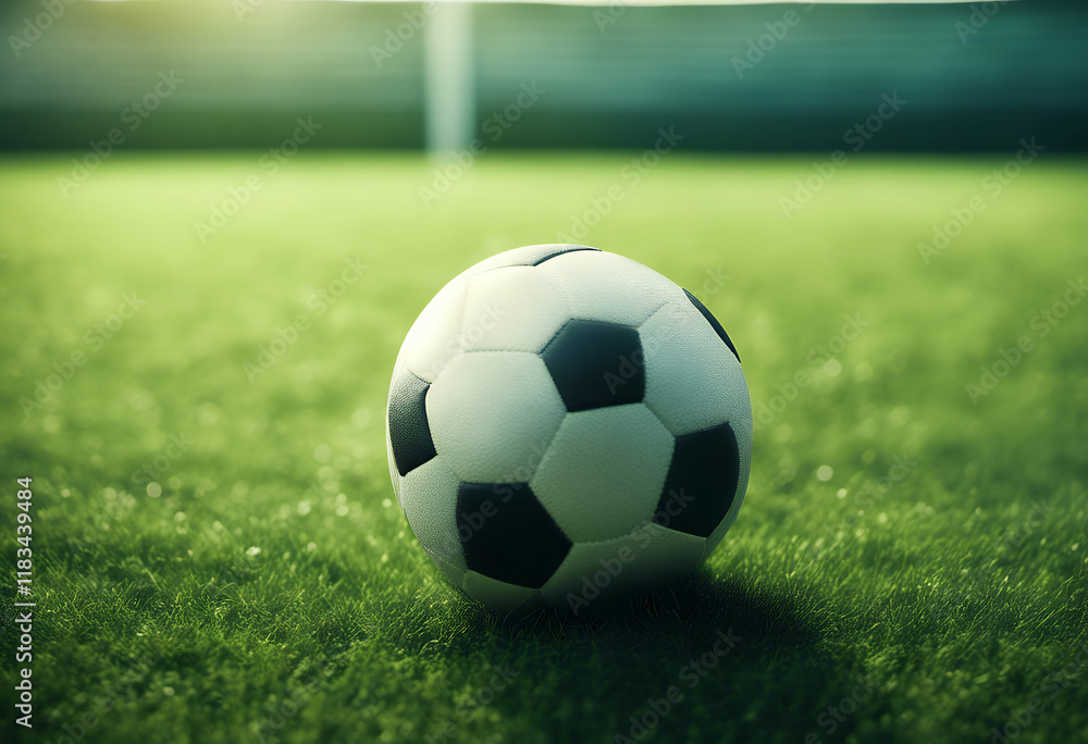 Fototapeta premium green field soccer texture playing stadium football golf course vitality textured background turf cutting olated land plant summer spring