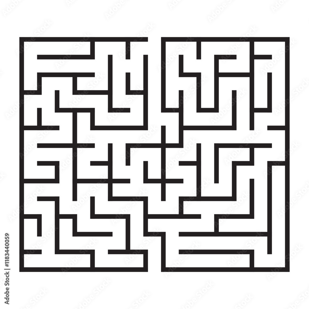 Kids riddle maze puzzle labyrinth vector illustration Kids riddle maze puzzle labyrinth vector illustration
