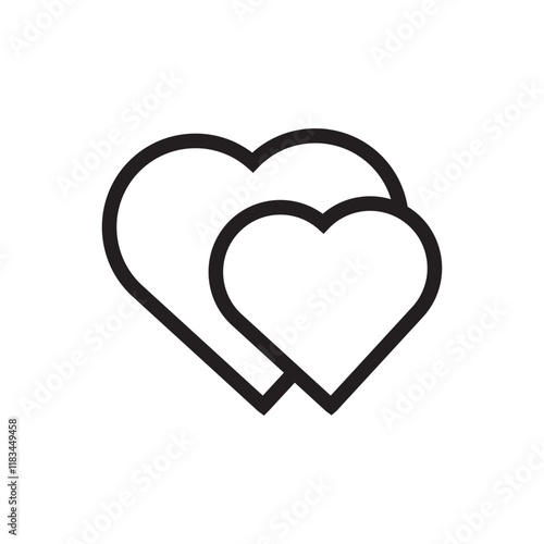 Heart symbol representing love, affection, and compassion.