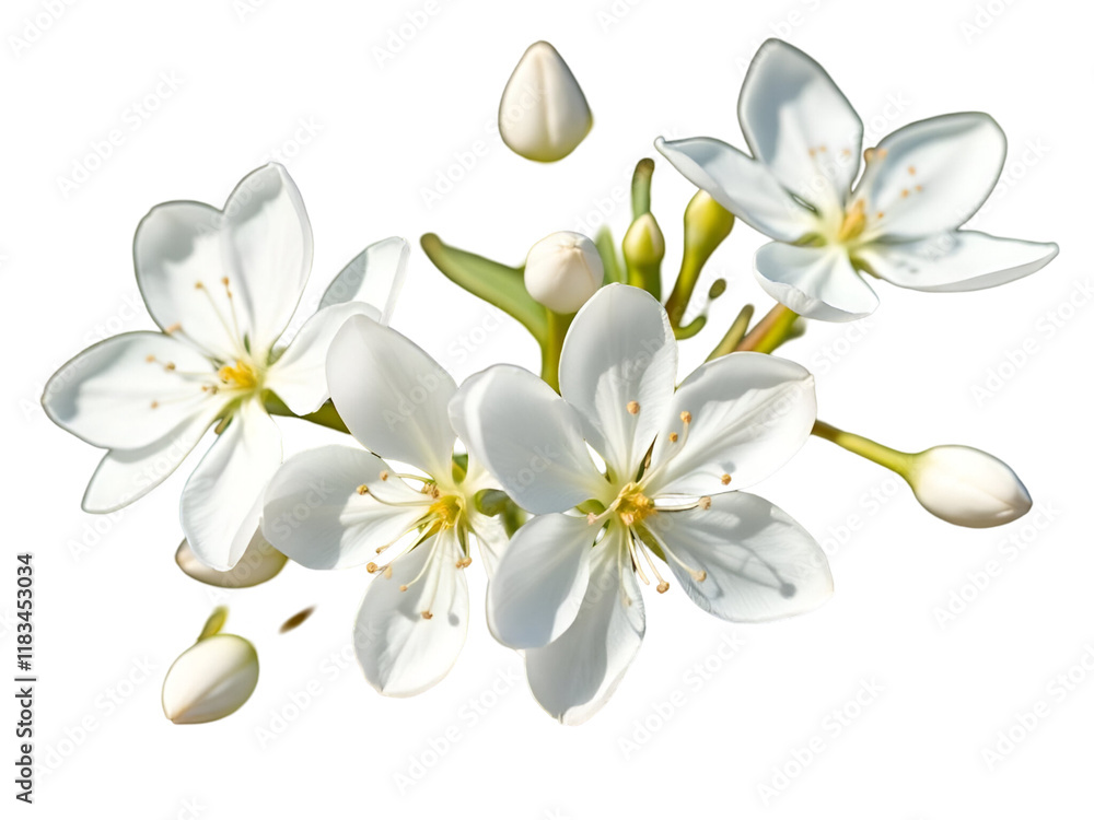 Naklejka premium frangipani flower isolated on transparent background 