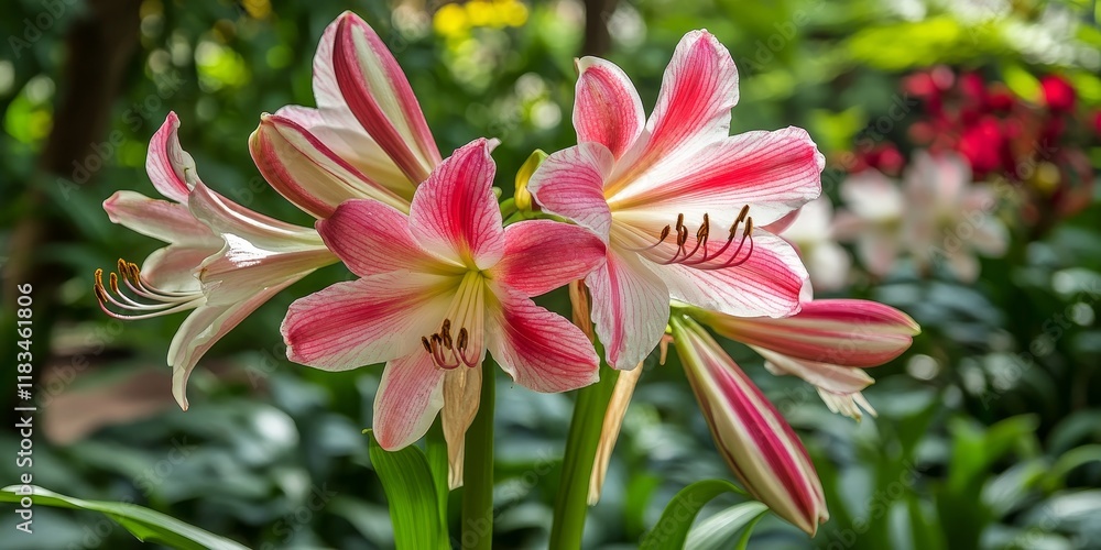 Crinum asiaticum, commonly known as Crinum lily, showcases its stunning flowers in a vibrant garden setting, highlighting the beauty of Crinum lily in nature s design. Crinum asiaticum, commonly known as Crinum lily, showcases its stunning flowers in a vibrant garden setting, highlighting the beauty of Crinum lily in nature s design.