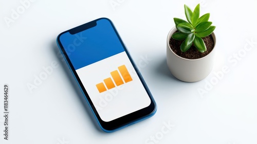 Illustration of an HR app displaying an employees total rewards statement, with realtime updates on benefits utilization