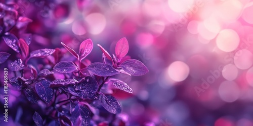 Nature inspired purple bokeh background showcasing vibrant hues, perfect for creating a dreamy atmosphere. This striking purple bokeh background adds depth and beauty to any design project.