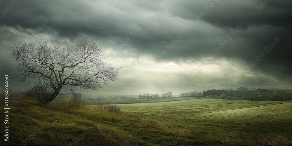 Chilly spring day characterized by a gloomy sky and dark clouds, evoking the essence of a cold spring day filled with atmospheric contrasts and a sense of tranquility amidst the overcast. Chilly spring day characterized by a gloomy sky and dark clouds, evoking the essence of a cold spring day filled with atmospheric contrasts and a sense of tranquility amidst the overcast.