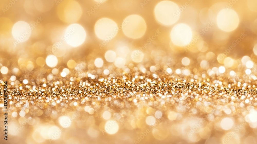 De-focused gold glitter particles in motion, creating a magical holiday ambiance with shimmering elegance and festive charm. De-focused gold glitter particles in motion, creating a magical holiday ambiance with shimmering elegance and festive charm.