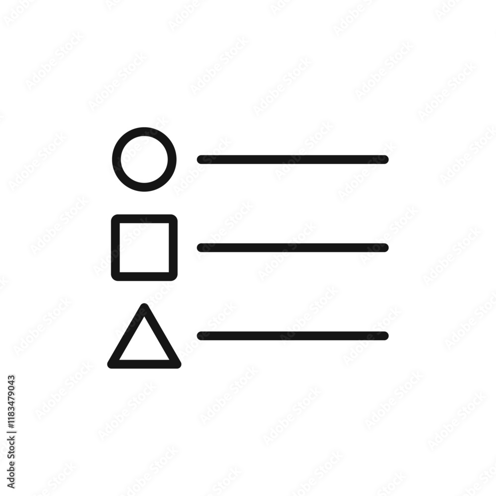 Legend icon Isolated flat vector in outline Legend icon Isolated flat vector in outline