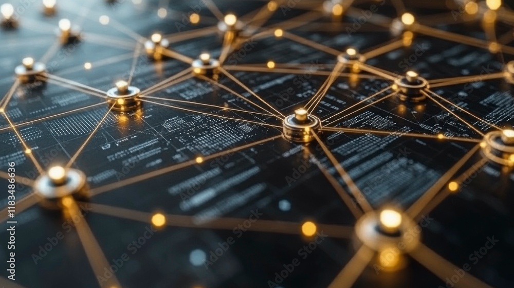 Obraz premium A clean and modern data science background featuring soft gradients, data visualizations, and abstract lines, ideal for professional tech or business presentations.