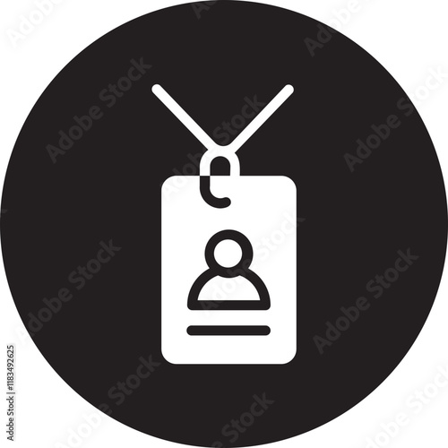 Id Card glyph icon