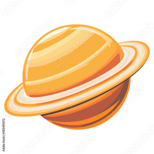 Saturn illustration astronomy planet vector
