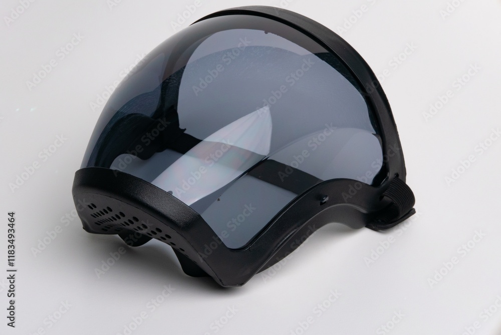Fototapeta premium Helmet and personal protective equipment (PPE) isolated on white background. Service of rescue concept.