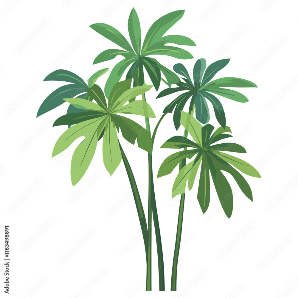 Obraz premium Leaf illustration art eco-friendly vector