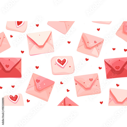 Love envelope envelopes background patterns vector