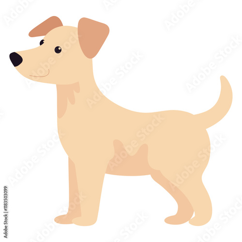 Dog illustration cartoon animal vector